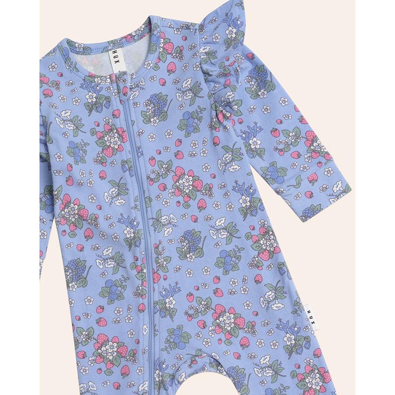 Huxbaby Strawberry Garden Zip Romper image number 2